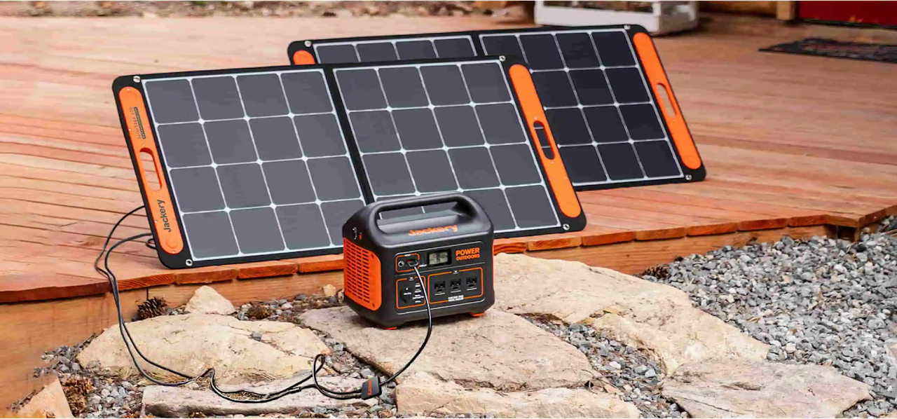 Jackery Explorer Portable Power Stations (PPS) & SolarSaga Solar Panels