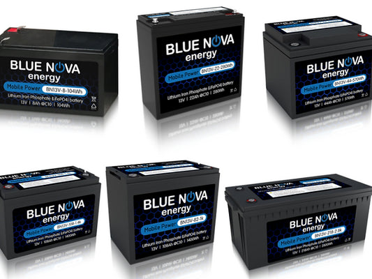 Blue Nova Mobile Power 13V Lithium-Ion Phosphate Battery