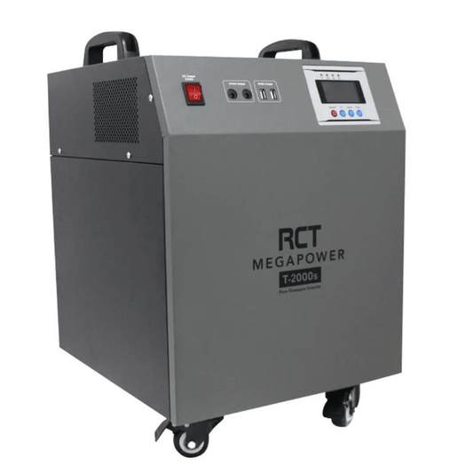 RCT MegaPower 2kVA 2kW Inverter Trolley with 2 X 100Ah Battery